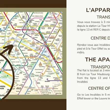 81g. New Renovated Invalides Effeiltower * Paris